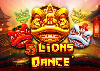 สล็อตเว็บตรง แตกง่าย 5 Lions Dance ทดลองเล่นฟรี